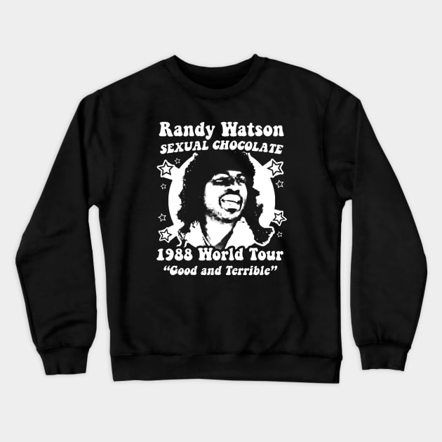 Randy Watson 1988 World Tour // Vintage Style Design Crewneck Sweatshirt by Indanafebry